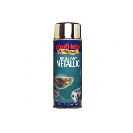 Plastikote Brilliant Metallic Spray Paint 400ml