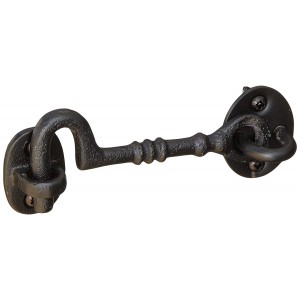 Securit Cabin Hook Cast Black