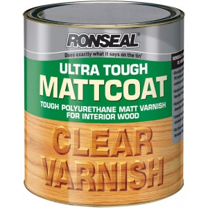 Ronseal Ultra Tough Varnish Matt Coat Clear