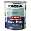 Ronseal 10 Year Weatherproof 2-in-1 Wood Paint 750ml