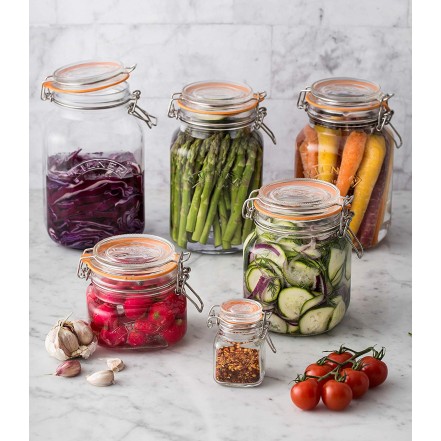 Kilner Square Clip Top Preservation/Storage Jar