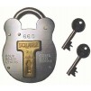 Squire 4-Lever Old English Steel Case Padlock