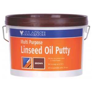 Multi-Purpose Linseed Oil Putty Brown 1kg