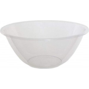 Whitefurze Mixing Bowl Clear Plastic