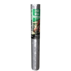 Apollo Galvanised Wire Netting 10 Metre Roll 600mm 13MM Mesh