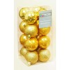 Premier 16 Shatterproof Christmas Tree Baubles