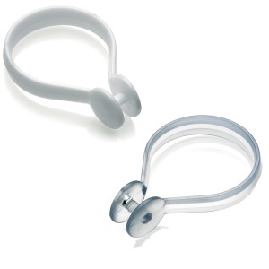 Croydex Shower Curtain Button Rings (Pack of 12)