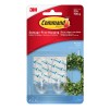 3M Command Medium Hooks with Strips Pack of 2