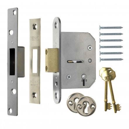 Era 5 Lever Viscount Mortice Deadlock PB