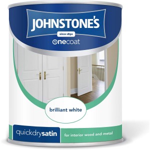 Johnstone's One Coat Quick Dry Satin Brilliant White