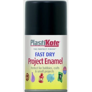 Plastikote Fast Dry Enamel Spray 100ml Black