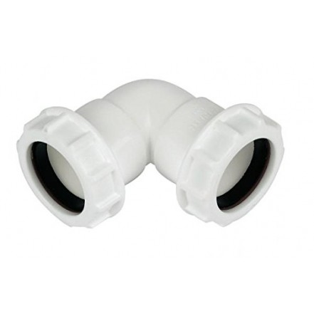 Primaflow Compression Waste Knuckle Bend White