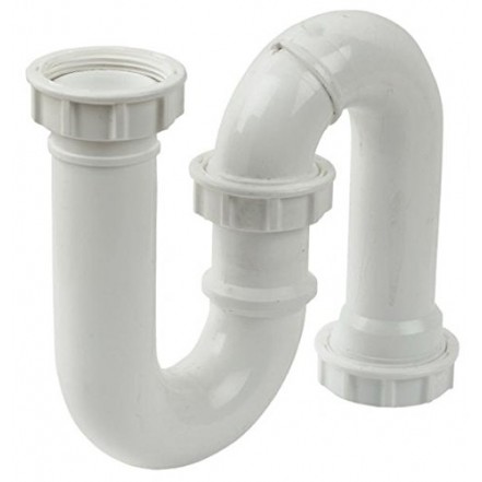 Waste Swivel S-Trap White