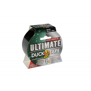 Ultimate Duck Cloth Tape 50mm x 25m Black
