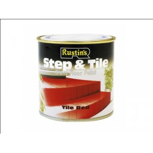 Rustins Quick Dry Step & Tile Gloss Paint Tile Red 250ml
