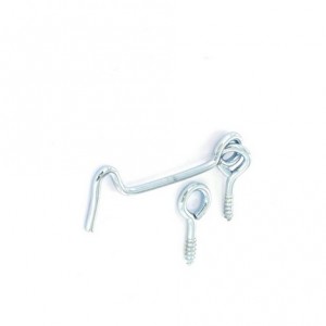 Securit Gate Hooks & Eyes Zinc Plated Pack of 2