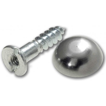 Securit Mirror Screws Chrome Head Pack 4