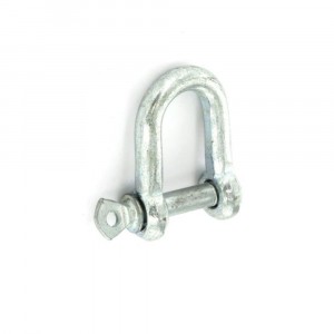 Securit Dee Shackle Zinc Plated Pack 2