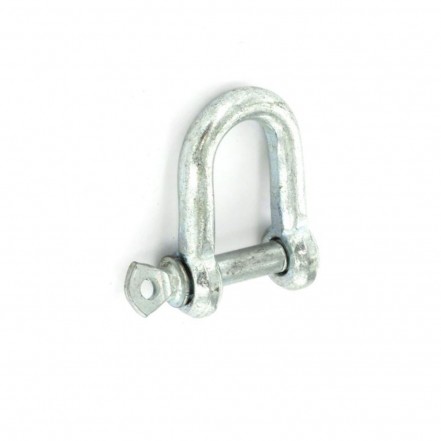 Securit Dee Shackle Zinc Plated Pack 2