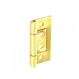 Securit Flush Hinges Brass Plated (Pair)