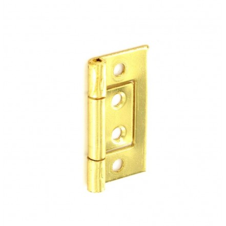 Securit Flush Hinges Brass Plated (Pair)