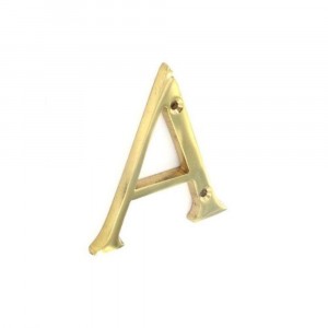 Securit Brass Letter 75mm