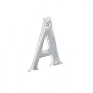 Securit Chrome Letters 75mm