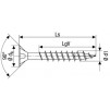 Spax Wood Screws Pozi Countersunk Yellox Box 100