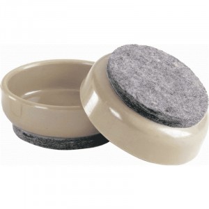 Felt Gard Castor Cups Beige