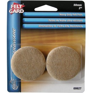 Felt Gard Heavy Duty Round Floor Protection Pads Pack 4