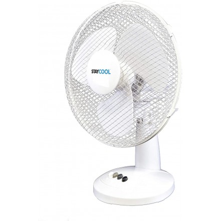 Lloytron StayCool Desk Fan - White