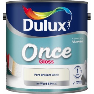Dulux Once Gloss Pure Brilliant White