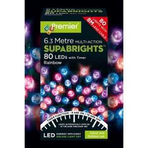 Premier LED Rainbow Supabrights with Timer