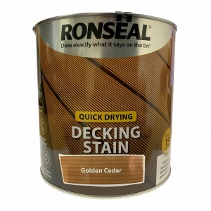 Ronseal Quick Drying Decking Stain 2.5 Litre