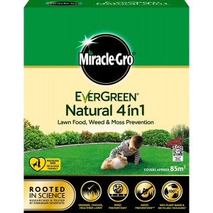 Miracle-Gro Evergreen Natural 4-in-1 Lawn Food